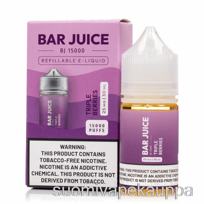 Vape Kauppa Triple Berries - Patukkamehu - 30ml 25mg